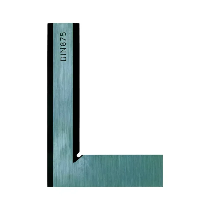 Thước Ke Vuông Thép, Beveled-Edge Square, DIN 875 200x130mm, Stainless Steel, 916-109