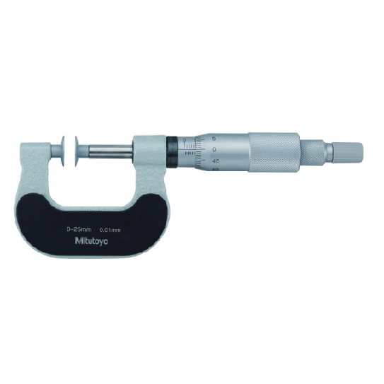 Panme Cơ Đo Ngoài Đầu Đĩa 0-25mm, D=14,3mm Mitutoyo,169-101-10