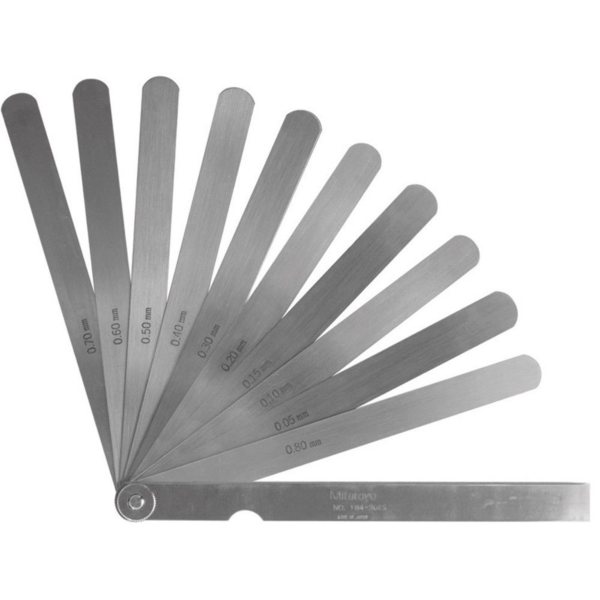 Bộ căn lá 0,03-0.5mm 13 lá Mitutoyo, 184-302S