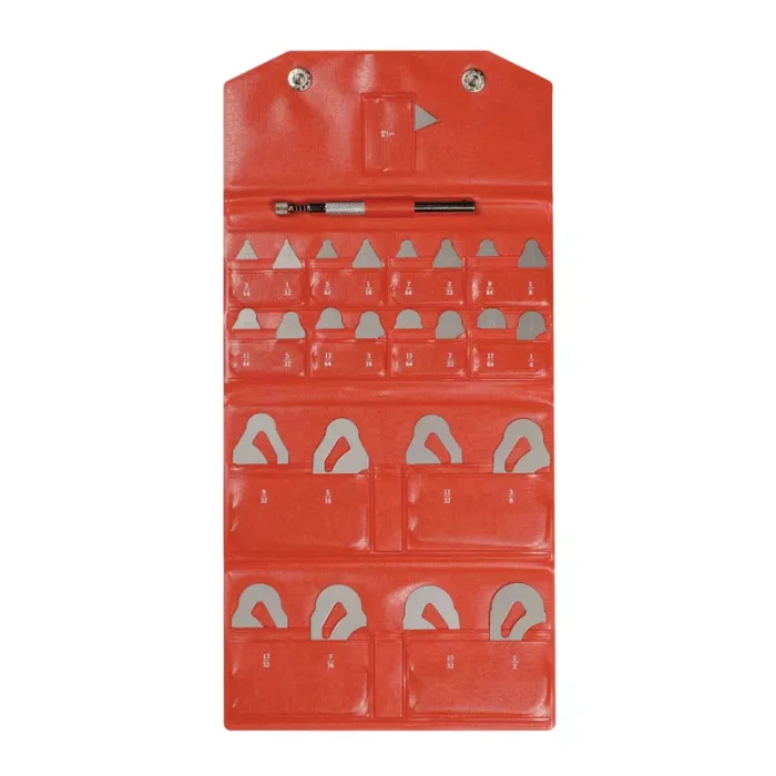 Bộ Dưỡng Đo Bán Kính, 1/64-1/2", 25 lá Mitutoyo, 186-901