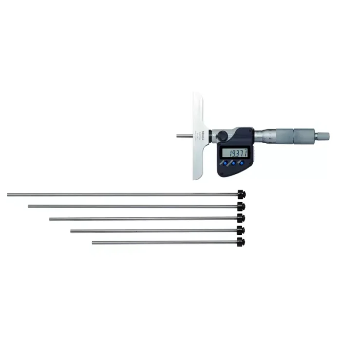 Panme đo độ sâu điện tử có thanh nối 0-12" Mitutoyo, 329-351-30
